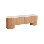 TV-meubel Nova 180x42x55 White Stone Top
