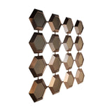 Spiegel Mirror Damla Kare CD-H049 120x120x5 Sepia