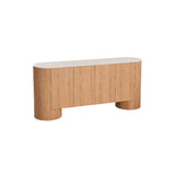 Dressoir Nova 180x42x80 White Stone Top