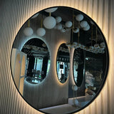 Spiegel Mirror with Light MT-92 Black Line 100x100