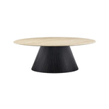 Salontafel Kimberly Black Ø110 cm - Flintstone Marmerlook