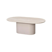 Salontafel Isabella  130x70x45 Beige Stone Top