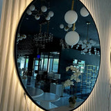 Spiegel Mirror with Light MT-94 Black Line 120x120