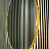 Spiegel Mirror with Light MT-97 Gold Line 120x120