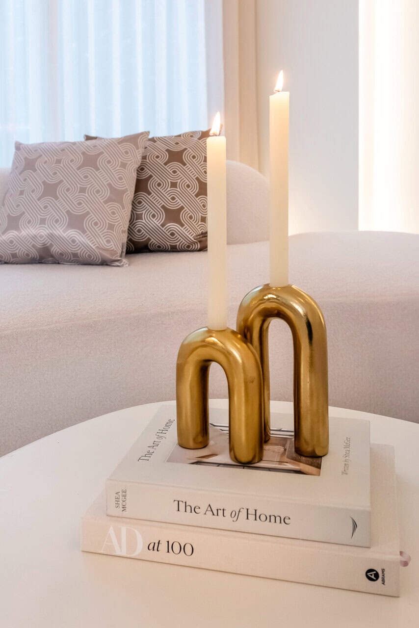 Kandelaar Rowin klein (Gold)