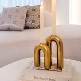 Kandelaar Rowin klein (Gold)