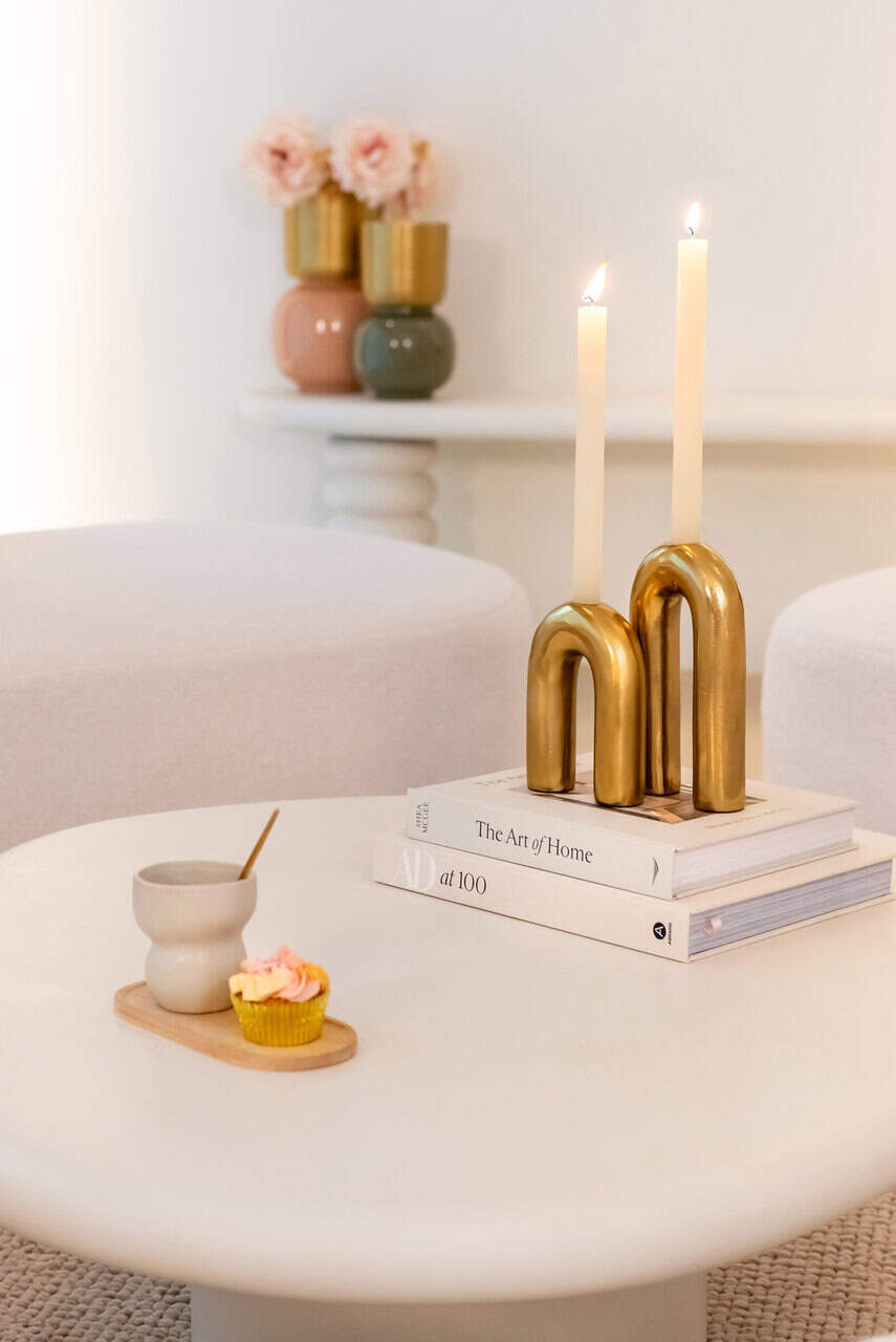 Kandelaar Rowin klein (Gold)