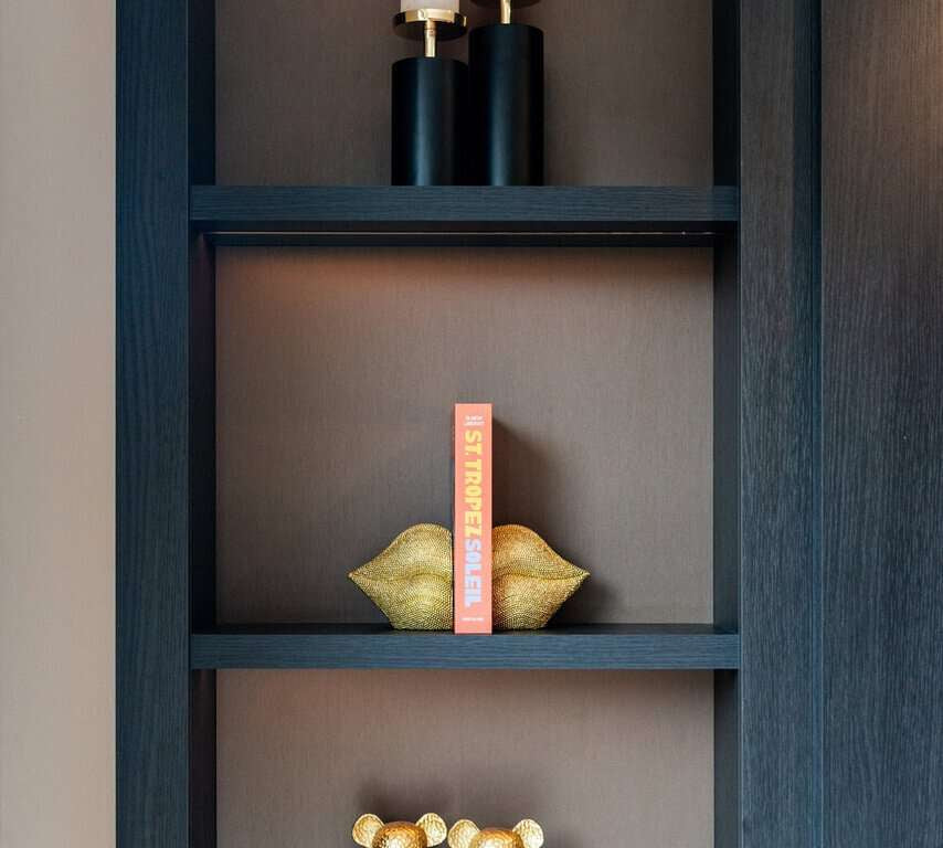 Deco object beer goud (Gold)