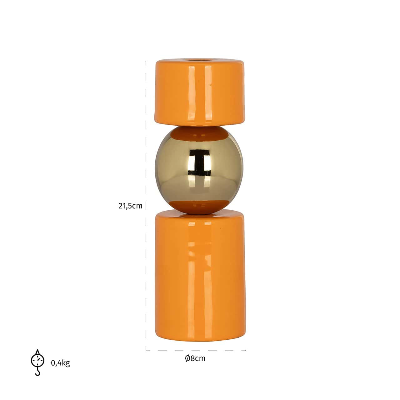 Kandelaar Kira (Orange)