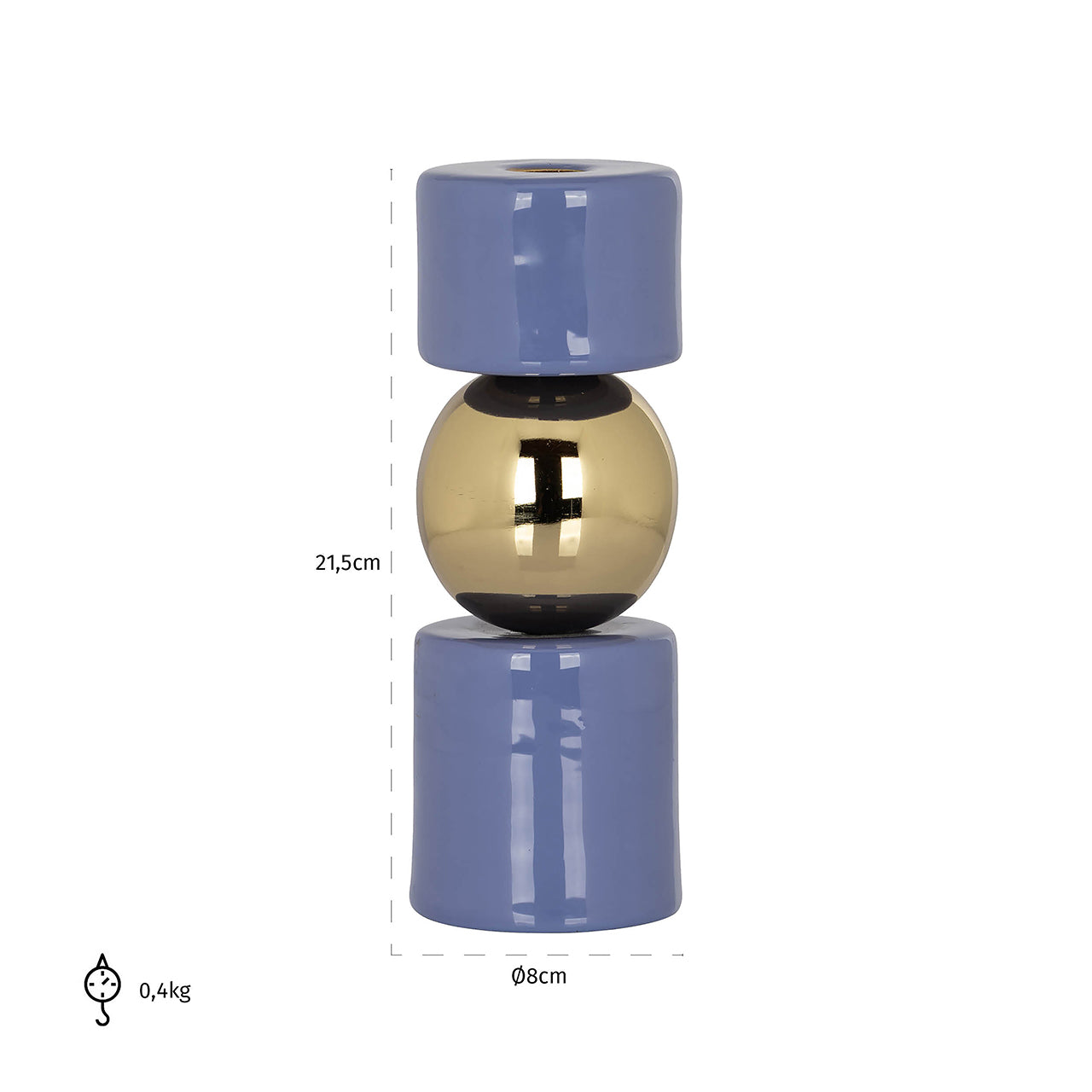 Kandelaar Febe (Purple)