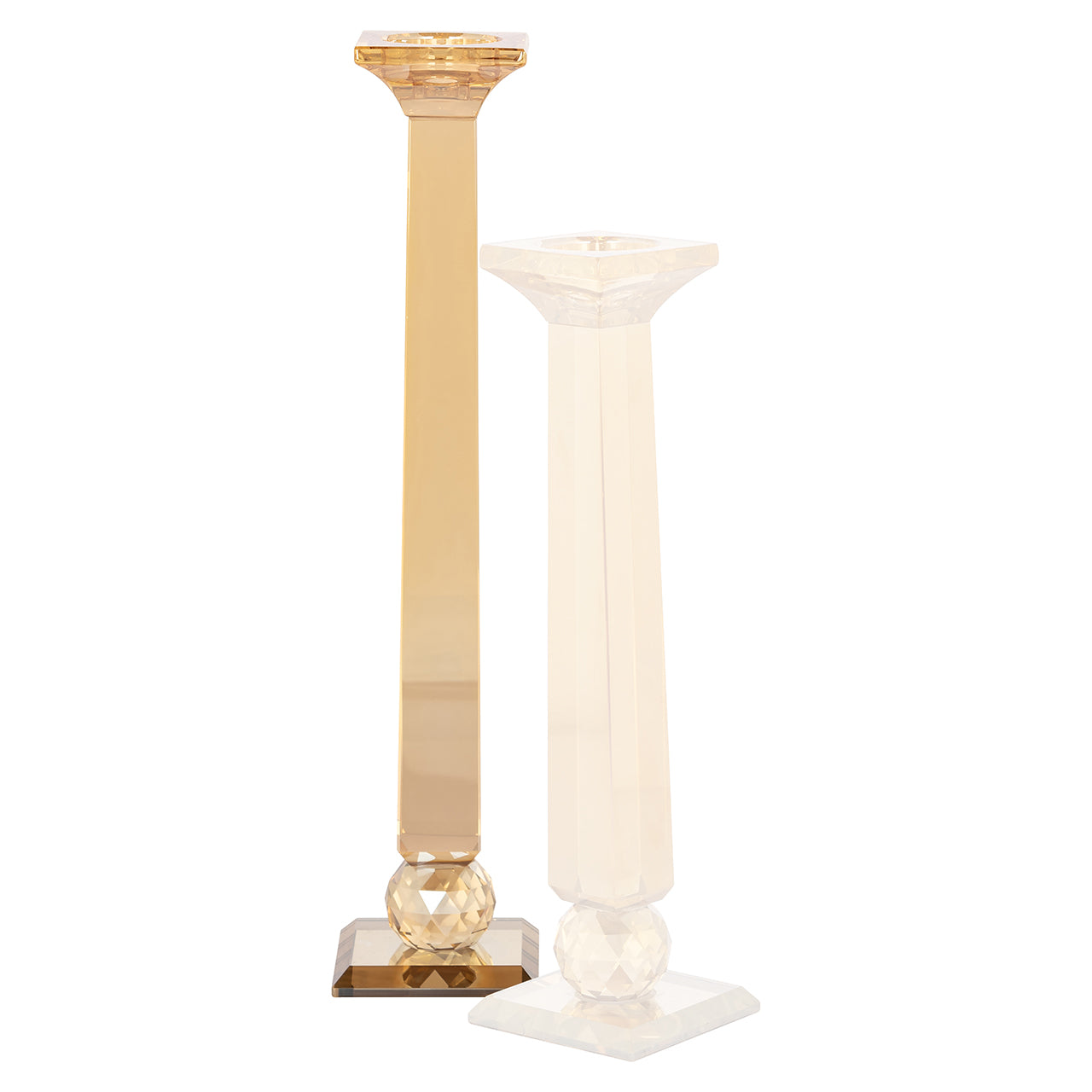 Kandelaar Milou groot (Amber)