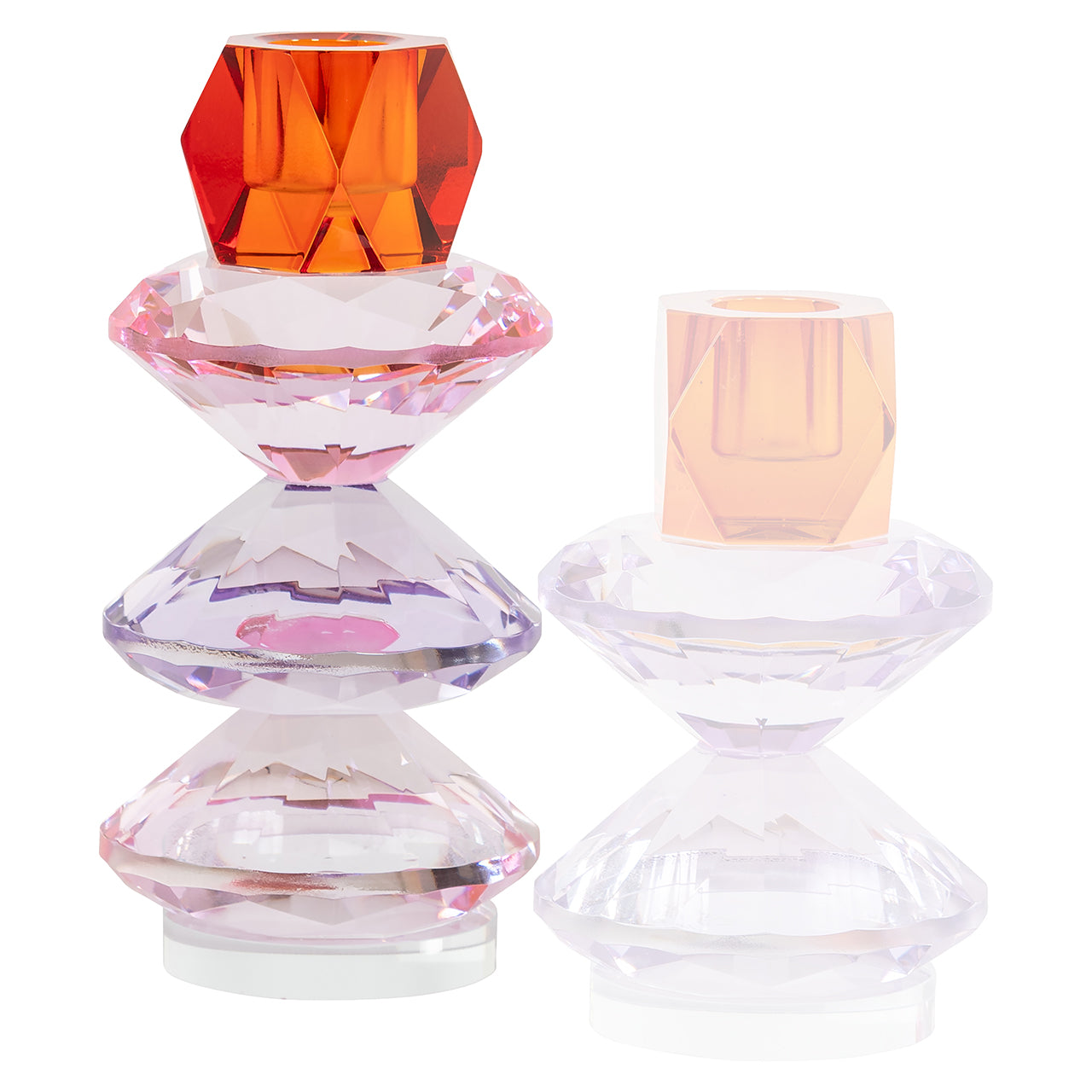 Kandelaar Yalena groot (Pink)