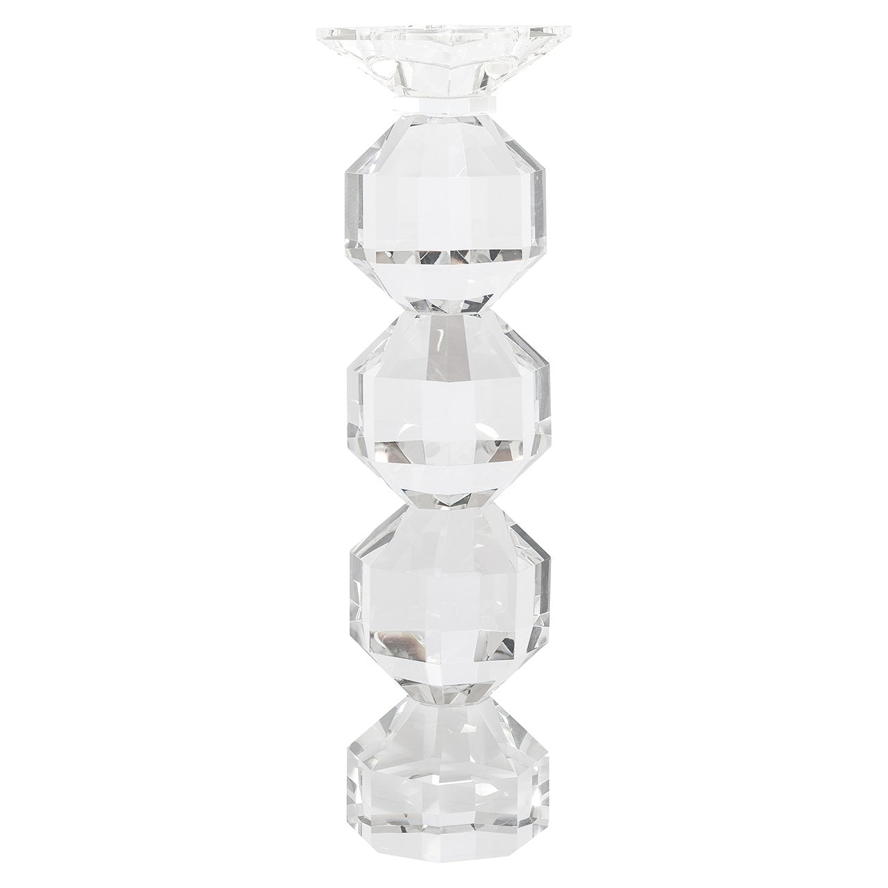 Kandelaar Safia groot (Clear transparent)
