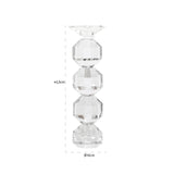 Kandelaar Safia groot (Clear transparent)