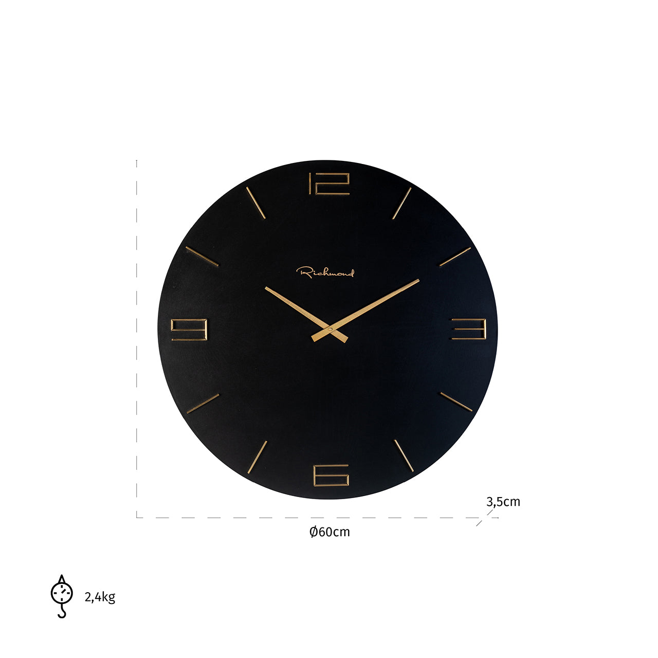Klok Byram (Black/gold)