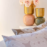 Kussen Marsha 50x50 (Monaco 23050 Chained Quadrant 75 - 8006 Sand)