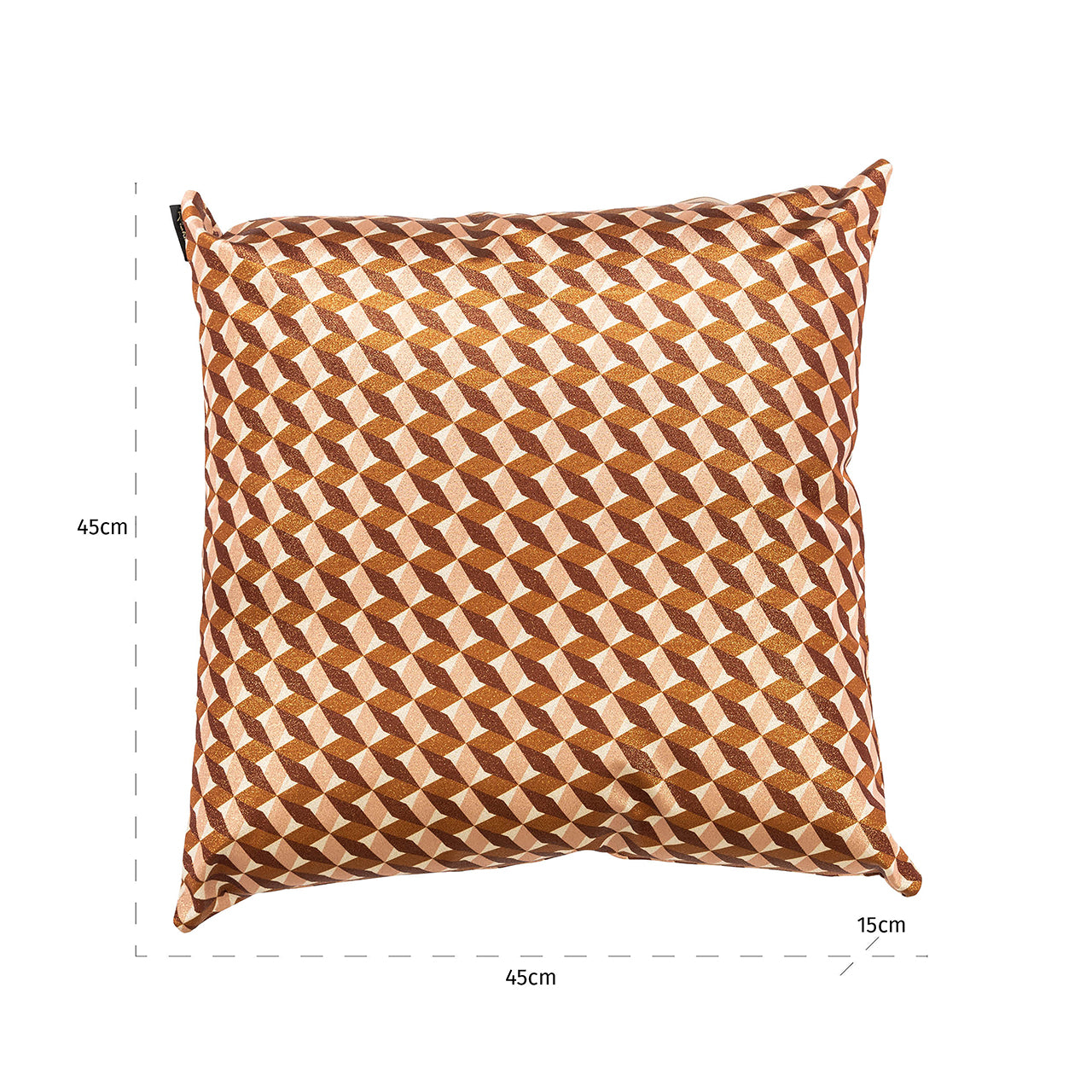 Kussen Philine 50x50 (Architect 3575 Brique Donna BT24508)