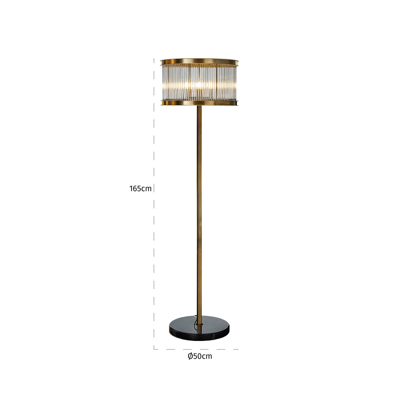 Vloerlamp Nadine (Bronze)