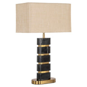 Tafellamp Levina incl. lampenkap (Black/gold)