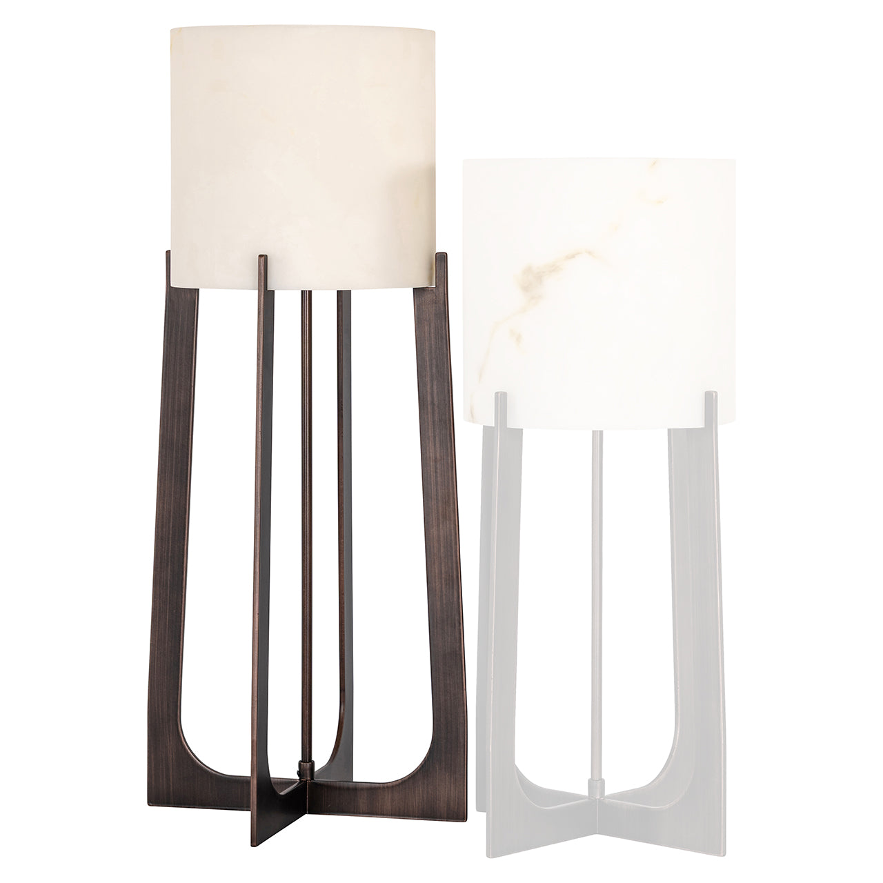 Tafellamp Loura groot (Bronze)