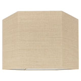 Lampenkap Sally sand linnen, extra groot zeshoekig (Sand)