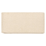 Lampenkap Miley sand bouclé, rechthoekig