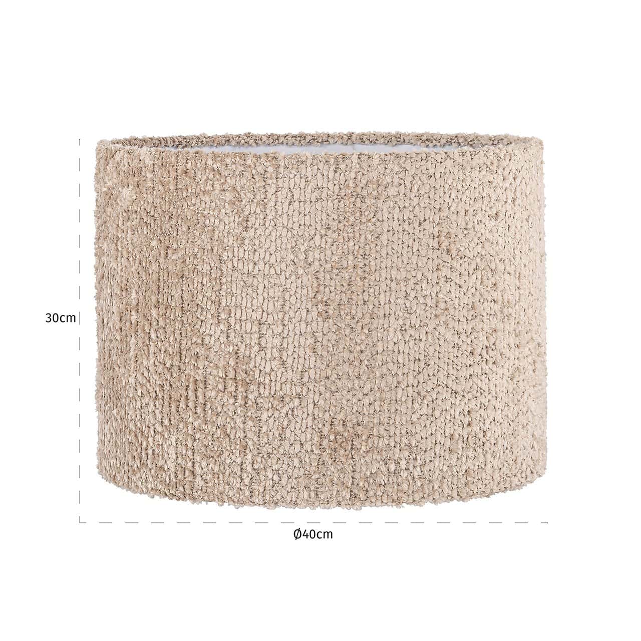 Lampenkap Emily 40Ø  lovely beige (Be Lovely 170 Beige)