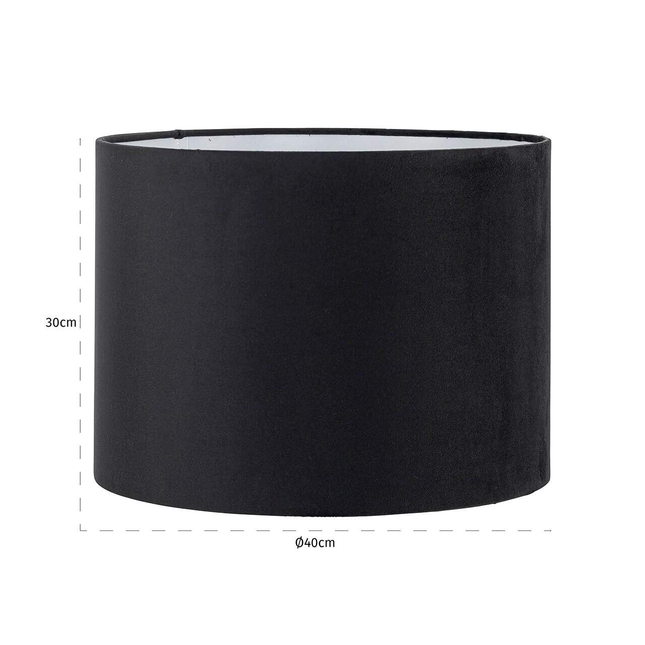 Lampenkap Jaylinn 40Ø zwart (Black)