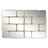 Spiegel Birche met 16 spiegels (Gold)