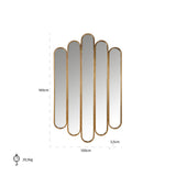 Spiegel Chelsey (Gold)