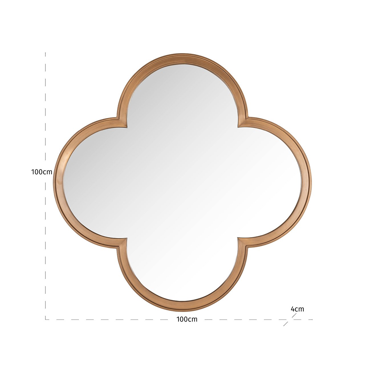 Spiegel Lowen (Brushed Gold)