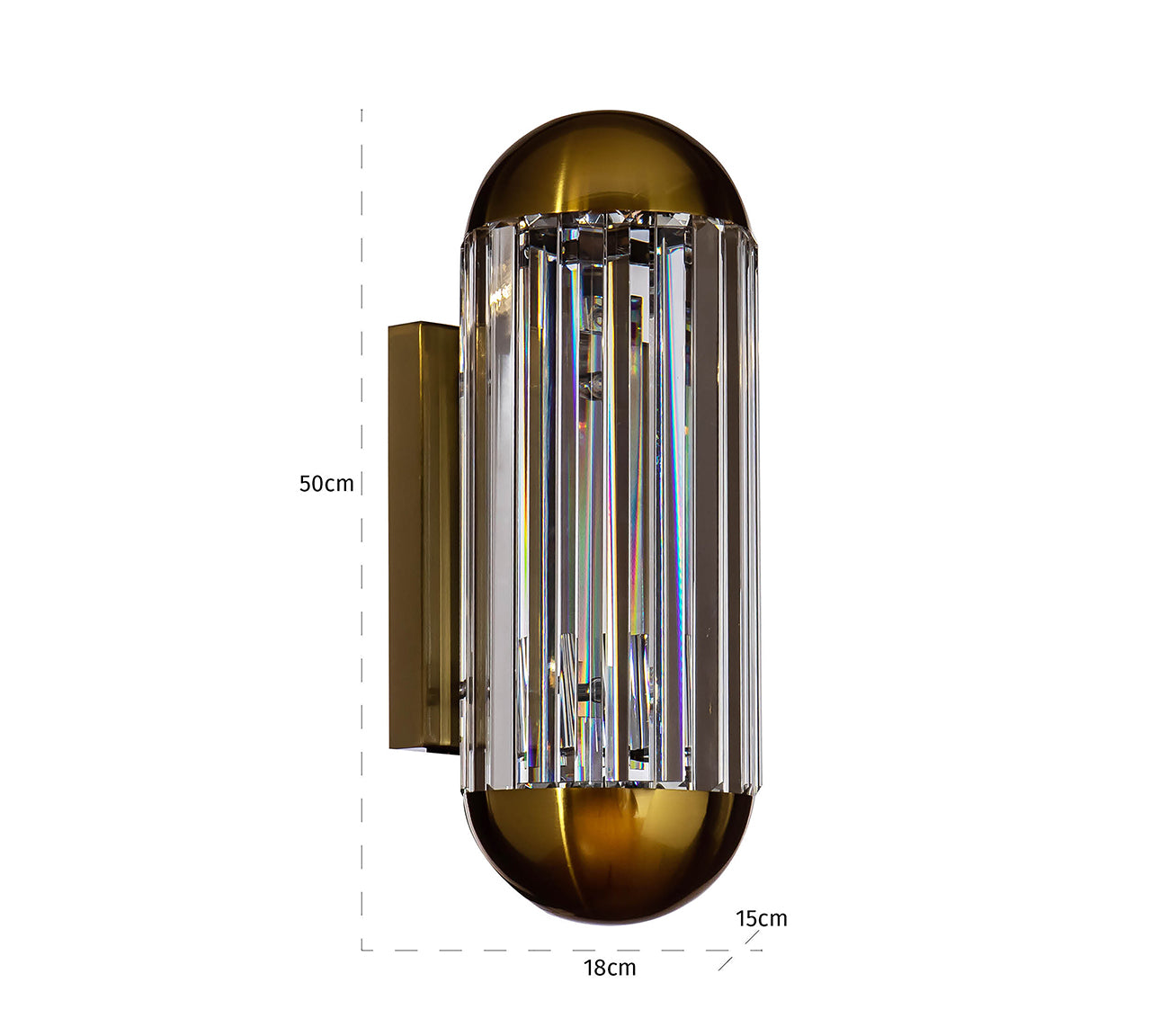 Wandlamp Anja (Bronze)