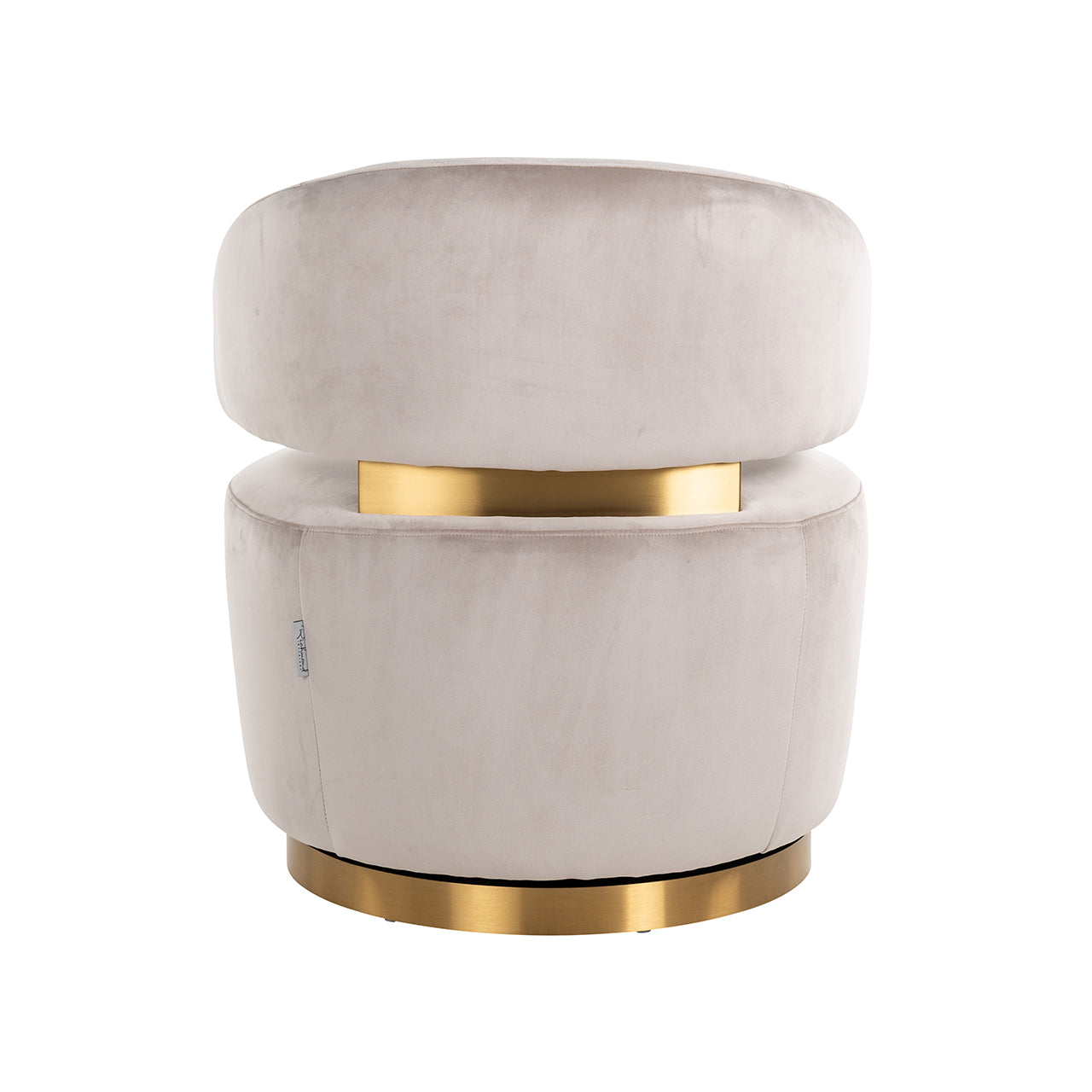 Draaifauteuil Maxime khaki velvet (Quartz Khaki 903)