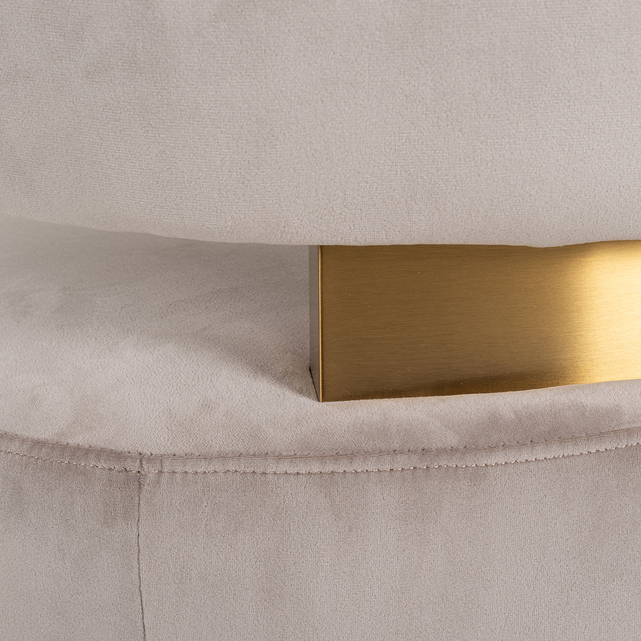 Draaifauteuil Maxime khaki velvet (Quartz Khaki 903)