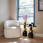 Bijzettafel Mose 41Ø (Black)