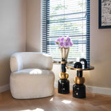 Bijzettafel Mose 41Ø (Black)