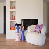 Bijzettafel Kimble paars groot 30Ø (Purple)