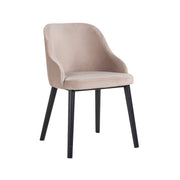 Stoel Twiggy khaki fluweel (Quartz Khaki 903)