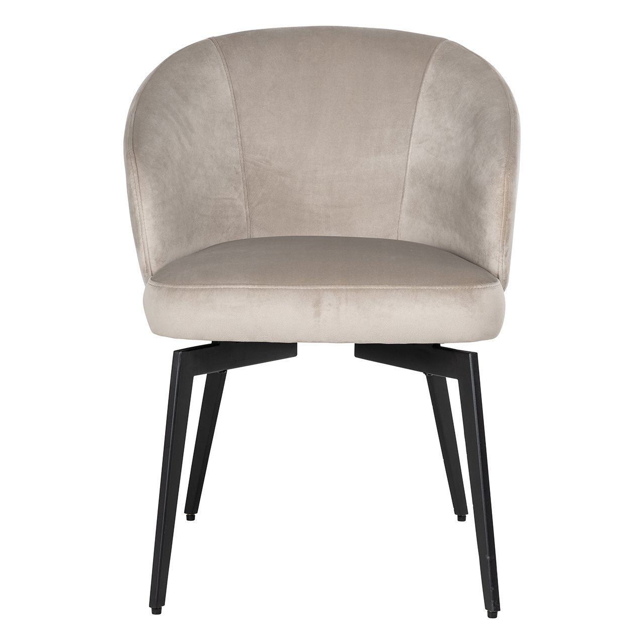 Stoel Amphara khaki fluweel brandvertragend (FR-Quartz 903 Khaki)