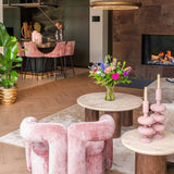 Bijzettafel Douglas 50Ø (Brown)