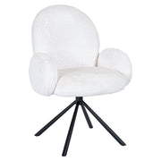 Draaistoel Jolie wit schaap (Sheep 02 wit)