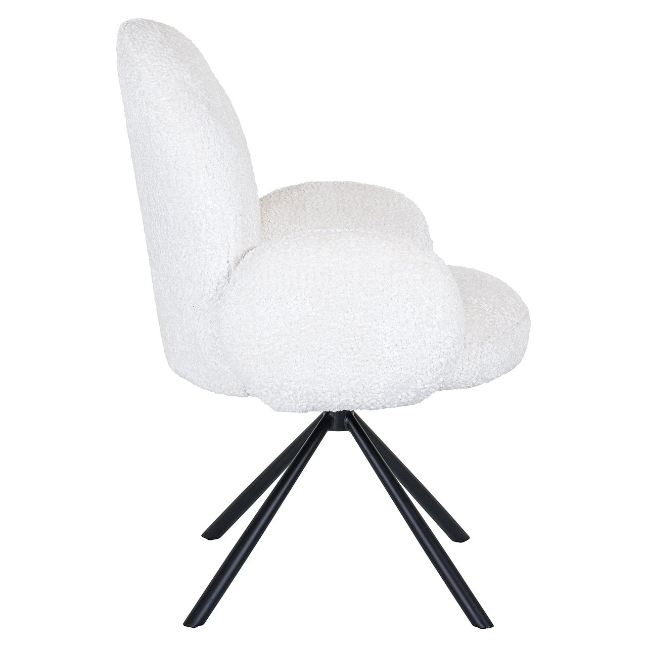 Draaistoel Jolie wit schaap (Sheep 02 wit)
