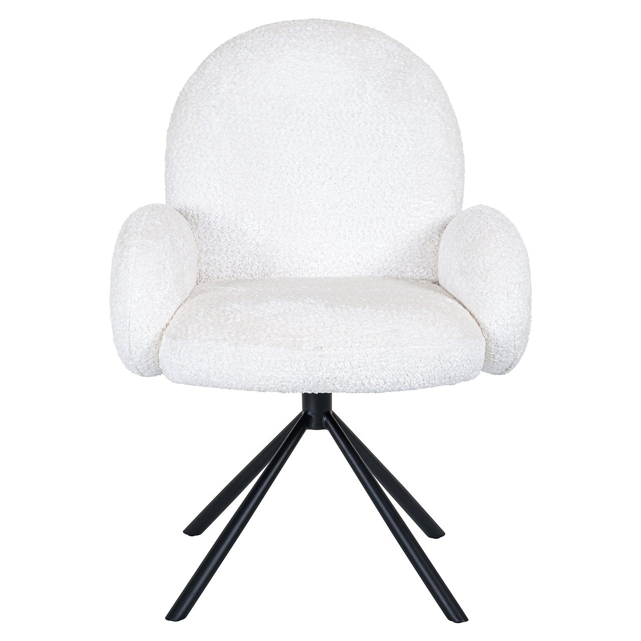 Draaistoel Jolie wit schaap (Sheep 02 wit)