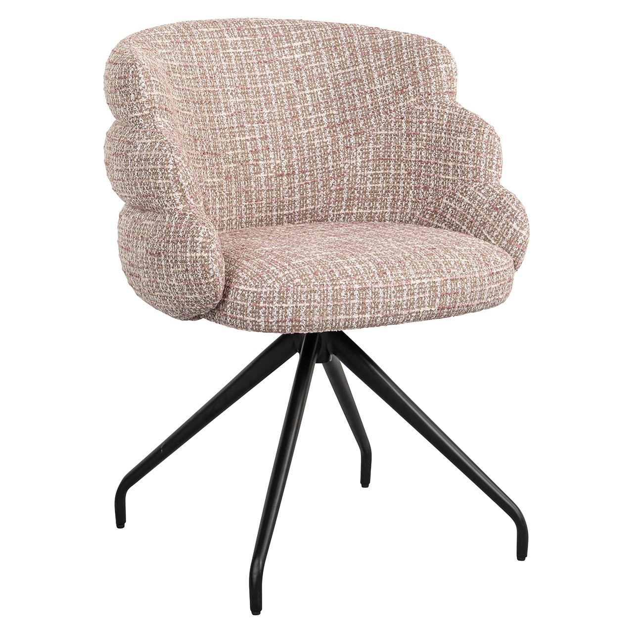 Draaistoel Kayla trendy roze (Be trendy 1673 roze)