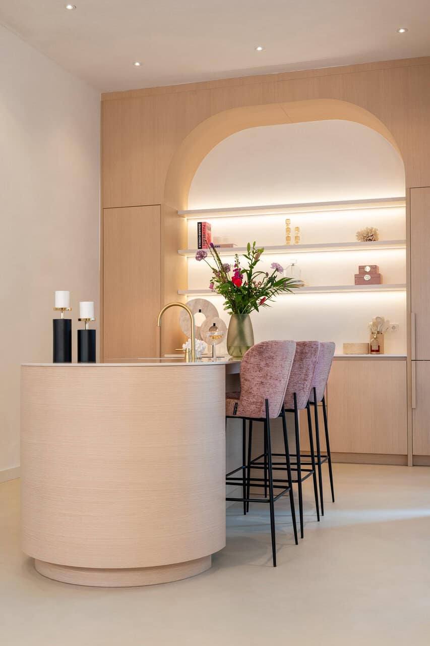 Kandelaar Caya klein (Black/gold)