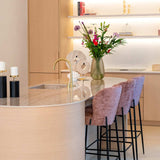 Kandelaar Caya klein (Black/gold)