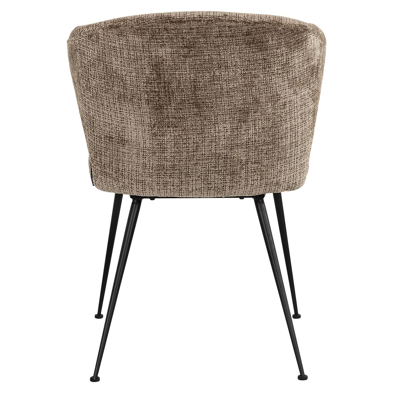 Stoel Xandra steen chenille brandvertragend (Niagara 104 Stone Chenille)
