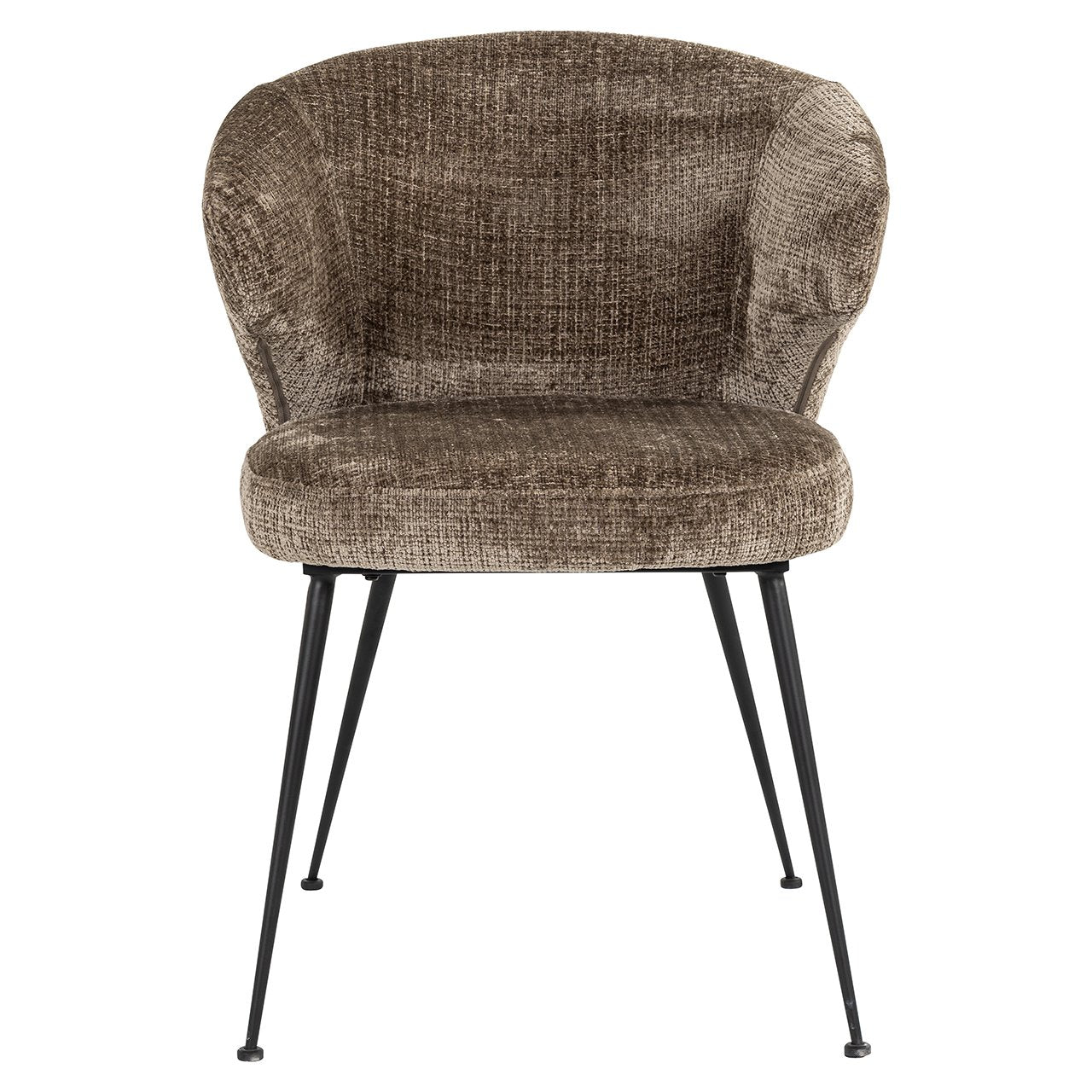Stoel Xandra steen chenille brandvertragend (Niagara 104 Stone Chenille)