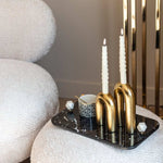 Kandelaar Rowin klein (Gold)