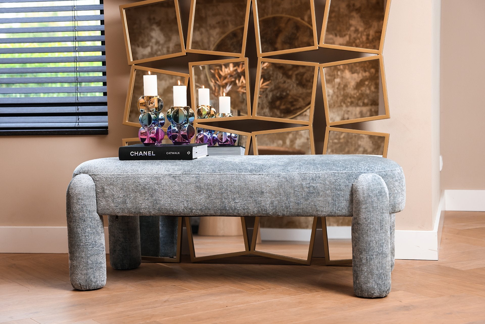 Spiegel Badia goud (Gold)